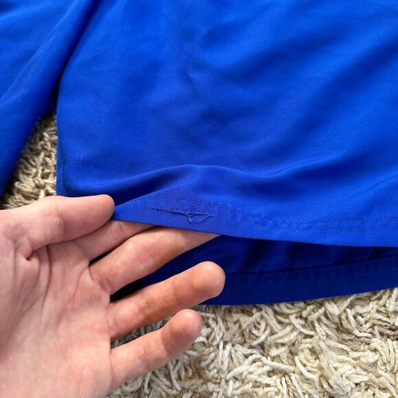 Nike Blue Swim Trunk Swoosh Logo Men’s Size M - Picture 5 of 6